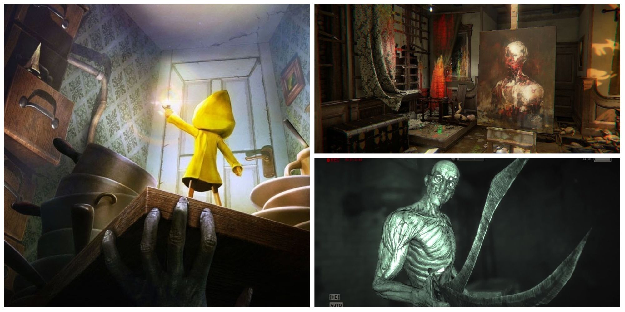 Little Nightmares, Outlast, Layers of Fear featured image horror