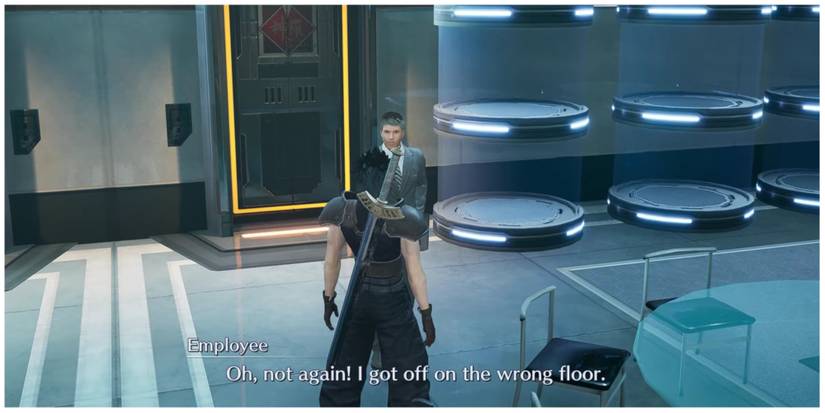 Zack meets a Wutai Spy in Crisis Core: Final Fantasy 7 Reunion