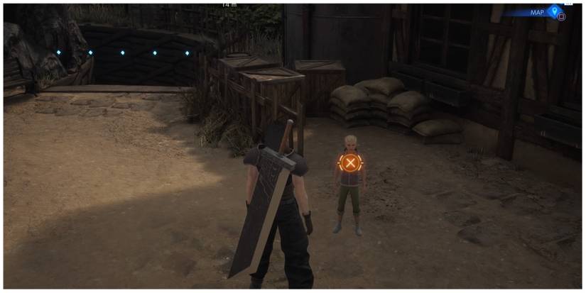 Zack meets a boy in Crisis Core: Final Fantasy 7 Reunion