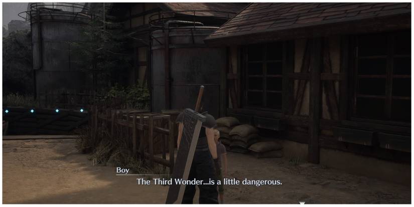 Zack learns of the Third Wonder in Crisis Core: Final Fantasy 7 Reunion