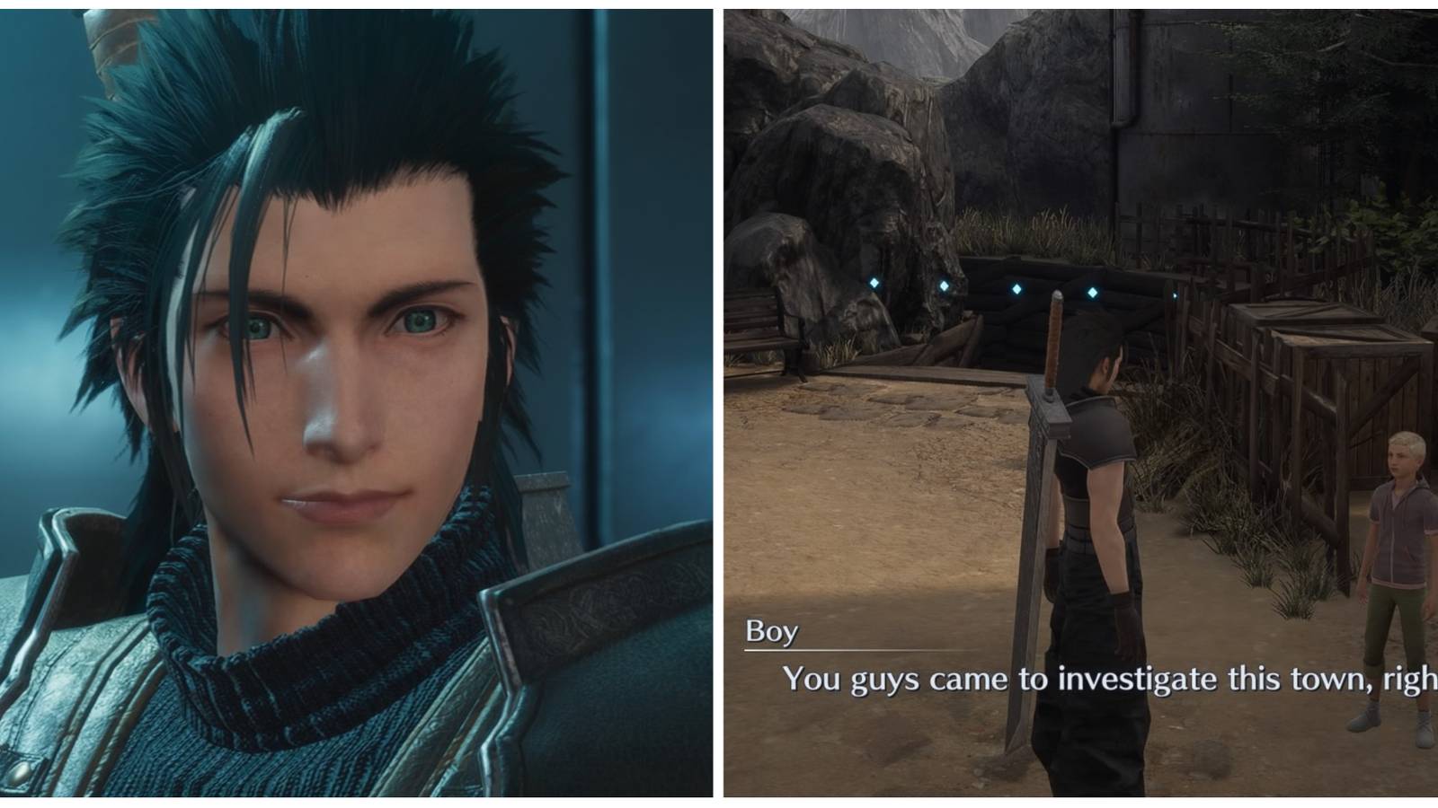 Zack and the Seven Wonders of Nibelheim in Crisis Core: Final Fantasy 7 Reunion