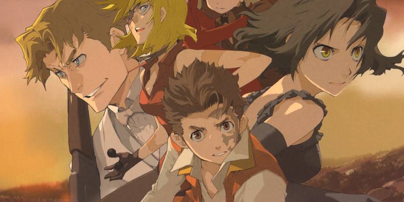 The main characters of the series cover art