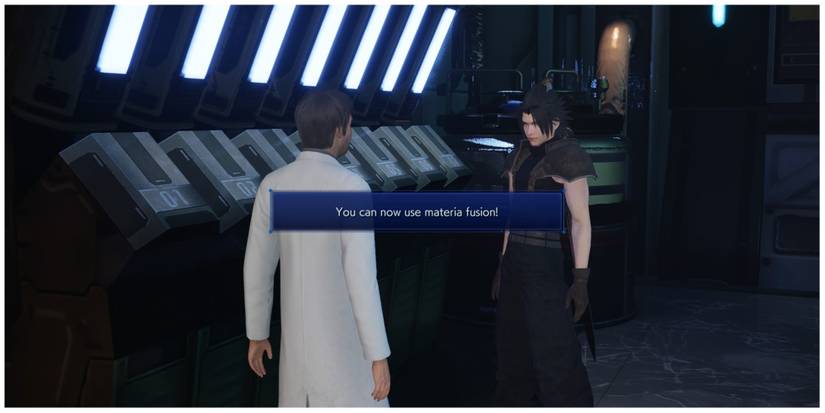 Zack unlocks Materia Fusion in Crisis Core: Final Fantasy 7 Reunion