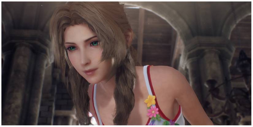 Aerith in Crisis Core: Final Fantasy 7 Reunion