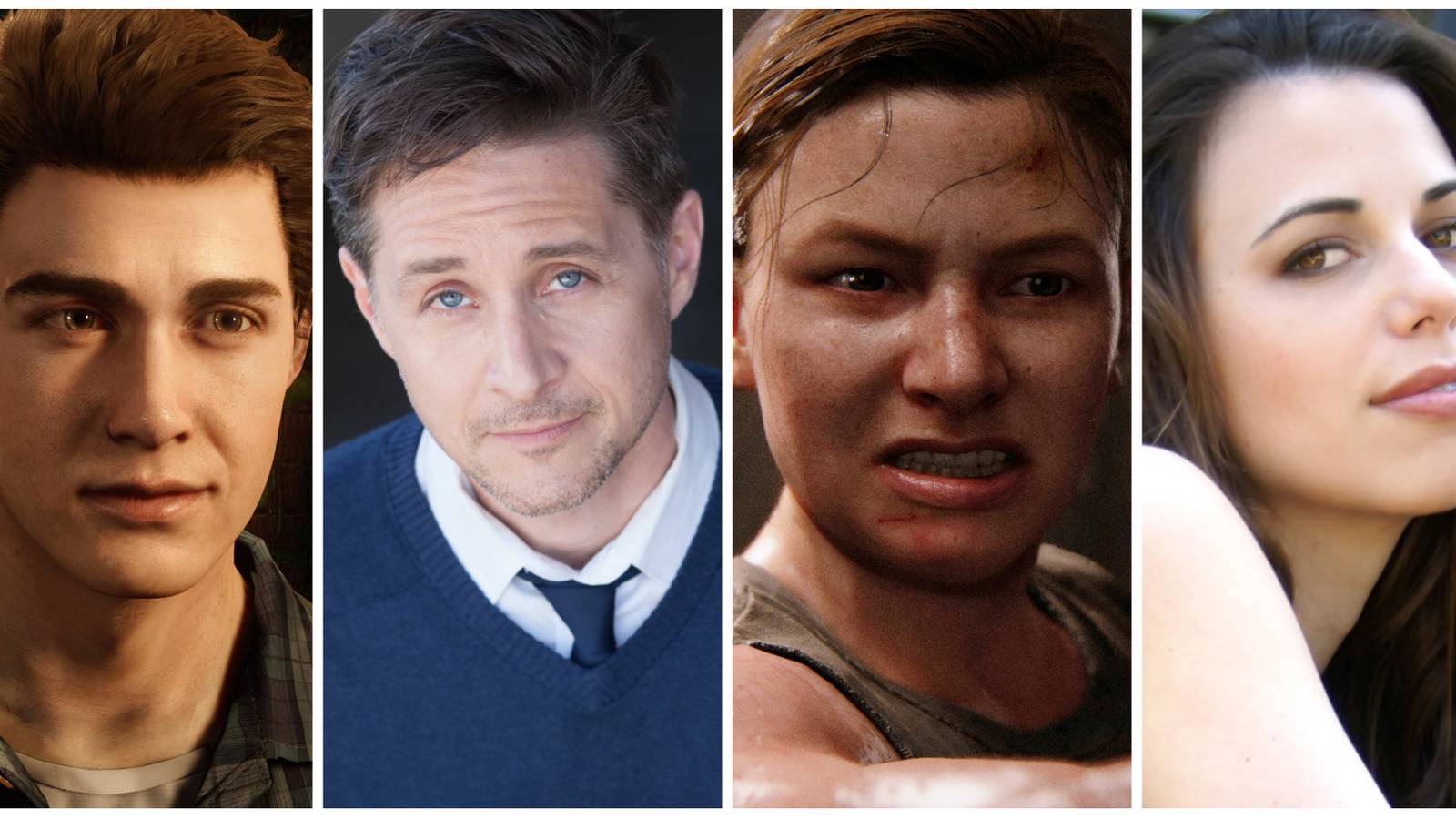 Yuri Lowenthal as Spider-Man and Laura Bailey as Abby in The Last of Us