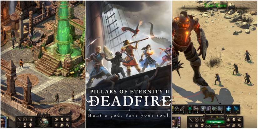 title promotional art, and turn based combat images 