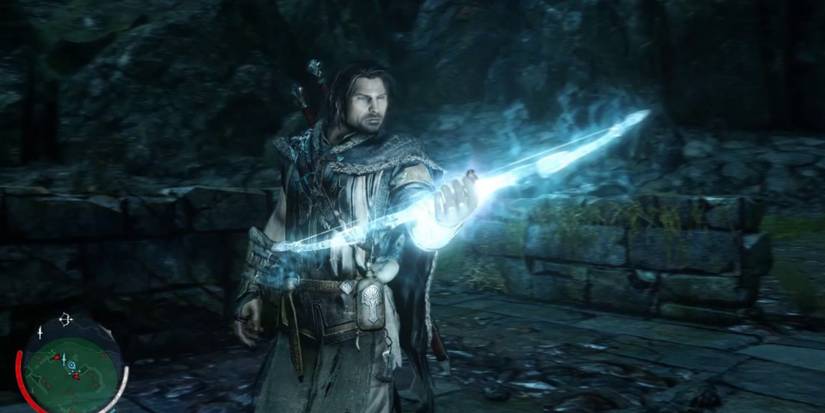 talion holding celebrimbor's bow