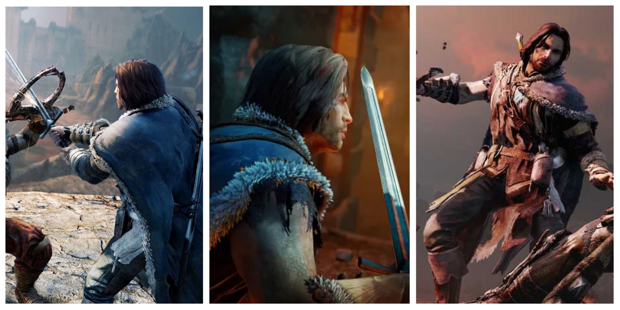 talion fighting in middle-earth: shadow of mordor