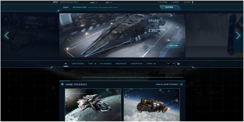 Star Citizen Pledge Store