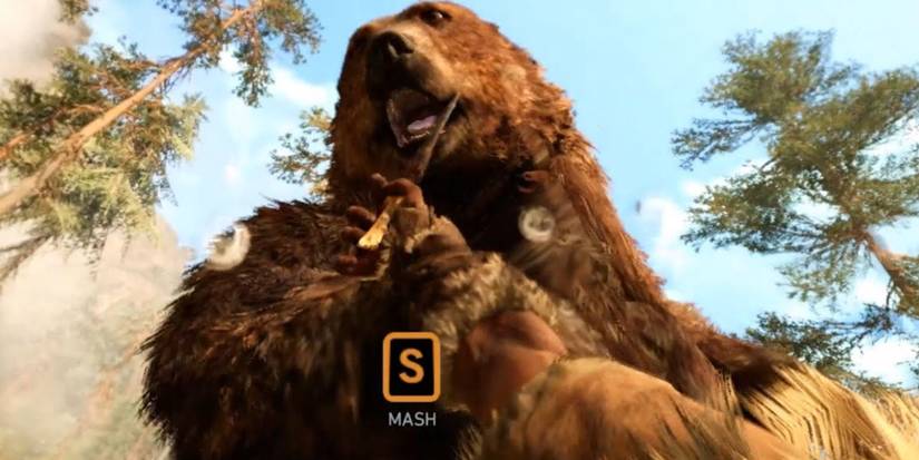 brown bear attacking the player in far cry primal