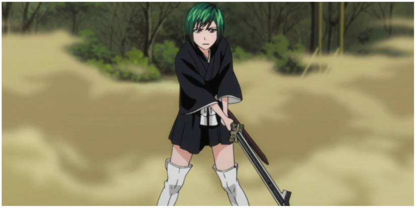 Nozumi Trying To Fight With Her Zanpakuto