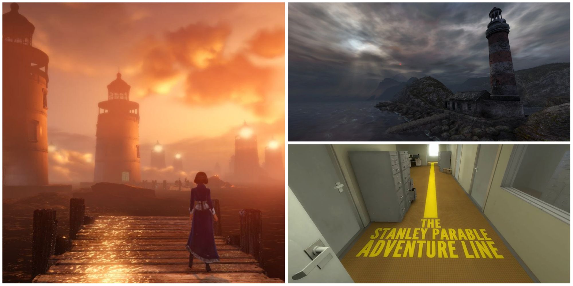 BioShock Infinite, The Stanley Parable, Dear Esther