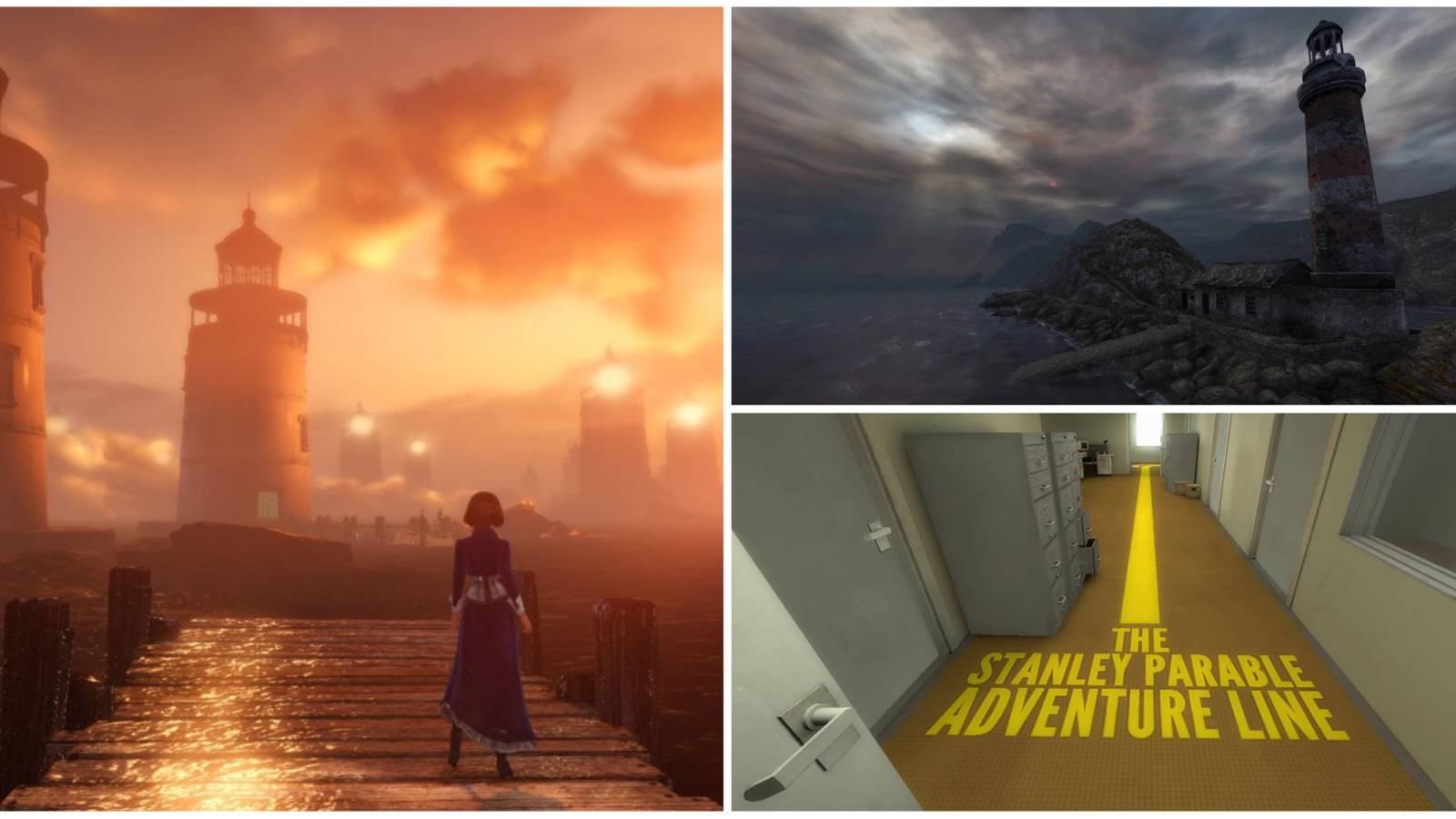 BioShock Infinite, The Stanley Parable, Dear Esther