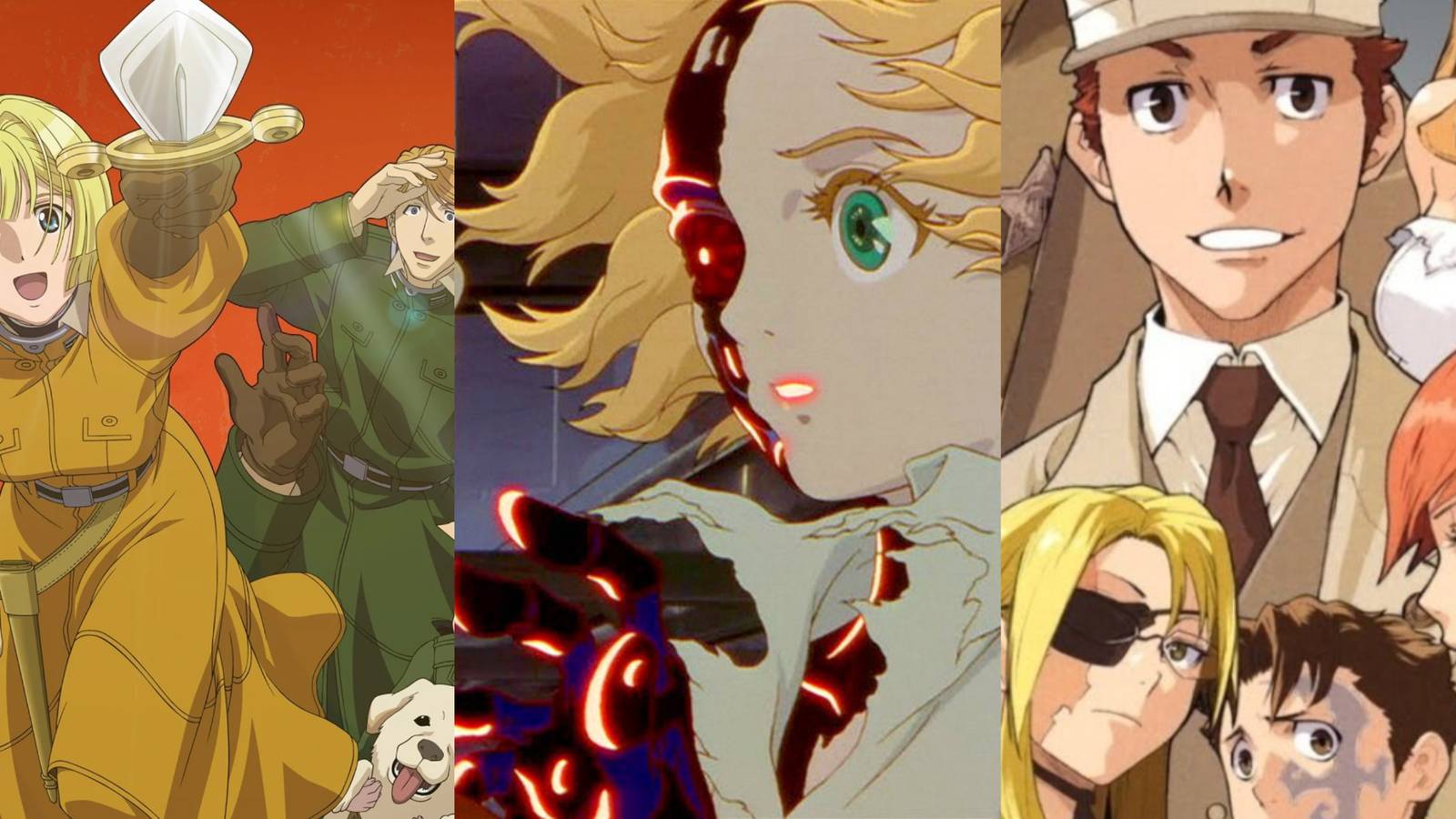 Pumpkin Scissors, Metropolis, Baccano!