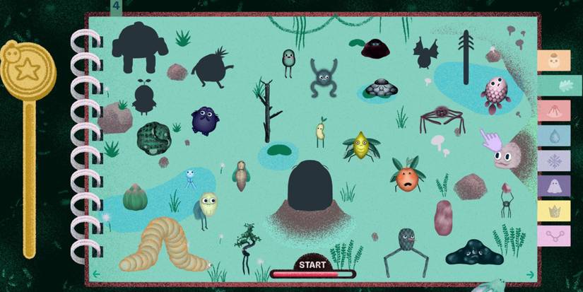 Player collects items from an abandoned wildlife park