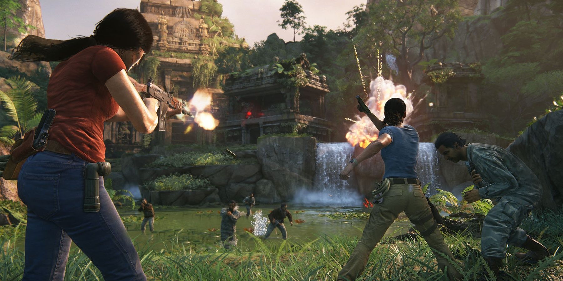 uncharted chloe and nadine in firefight 