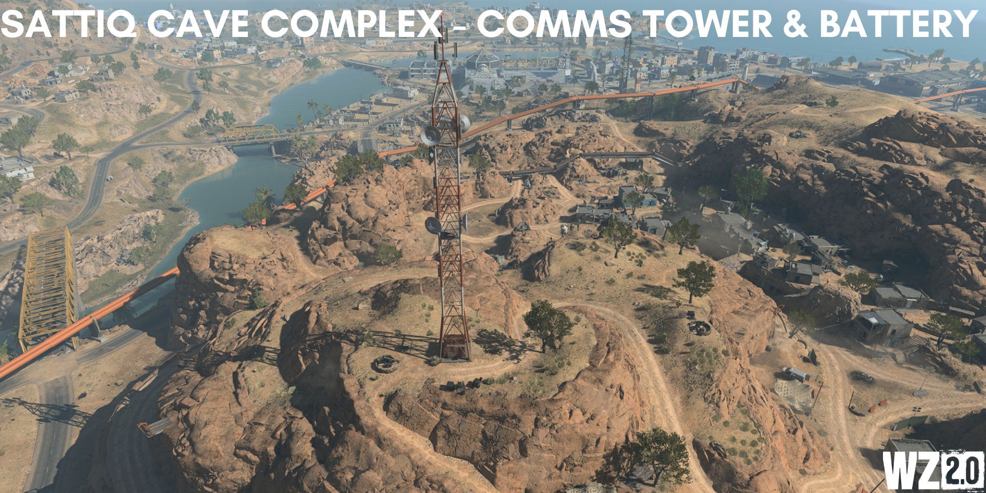 The base of the Comms Tower is a great sniping spot in COD Warzone 2.0