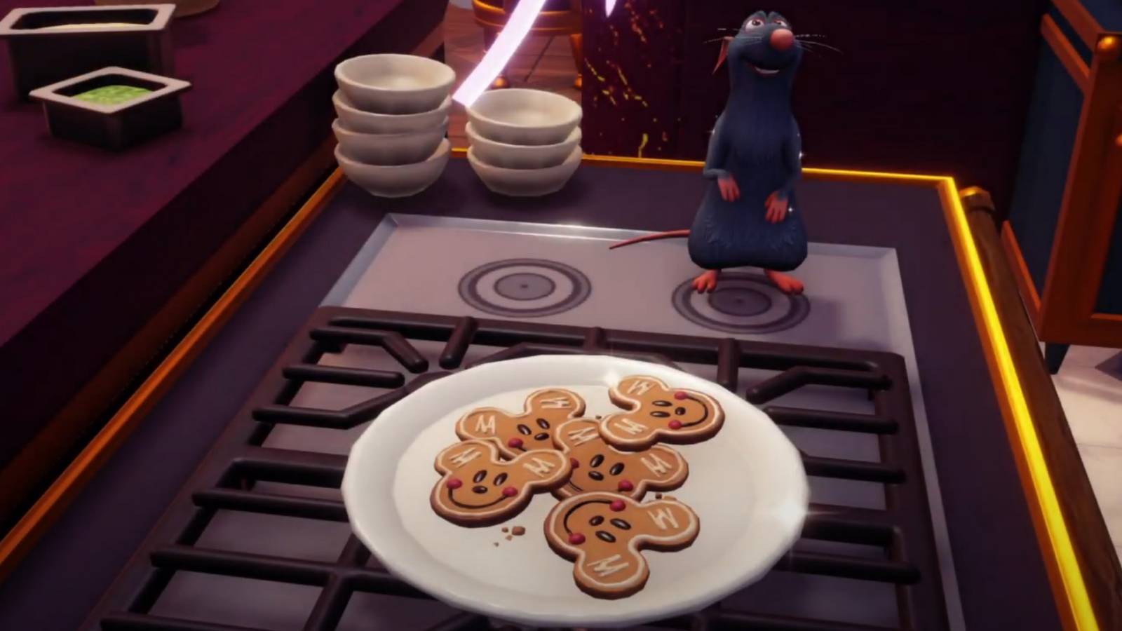 minnie's gingerbread cookies presentation