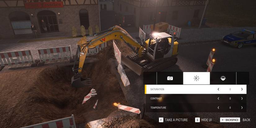 Construction Simulator Excavator Photo Mode Activated Cropped