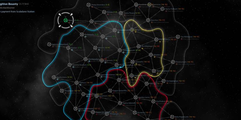 Cosmoteer randomly generated galaxy map