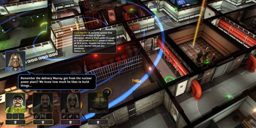 Overhead screenshot of building in Crookz: The Big Heist