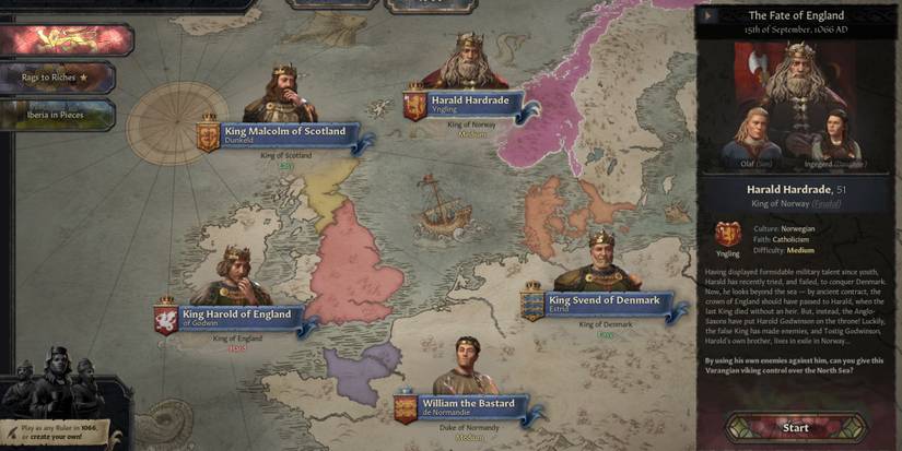 Crusader Kings 3 Harald Hardrada