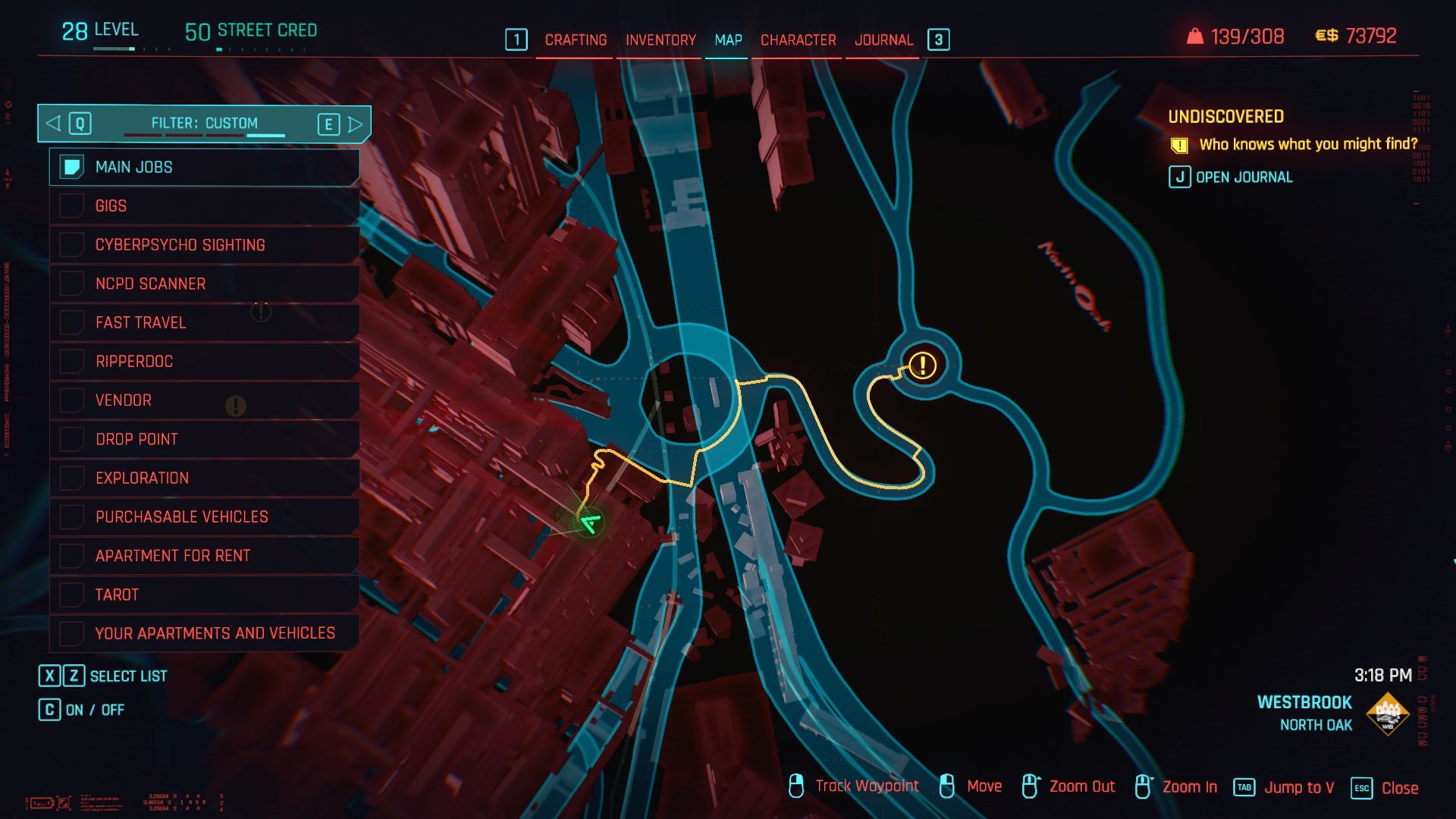 Cyberpunk 2077 Zen Poem Map