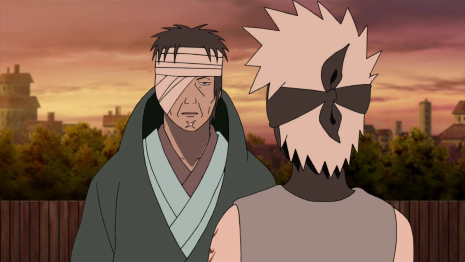 Danzo and Kakashi 