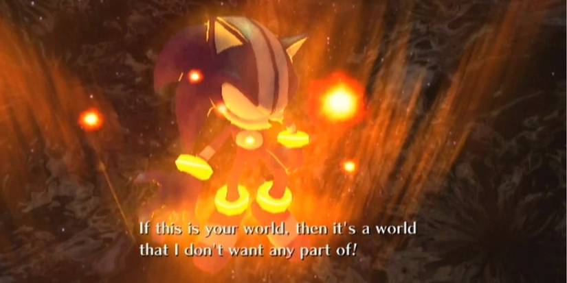 Darkspine Sonic in Sonic and the Secret Rings