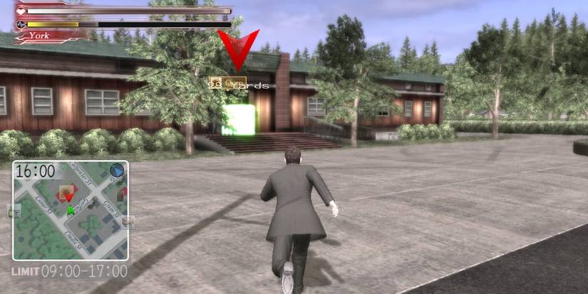 deadly premonition york running outside 