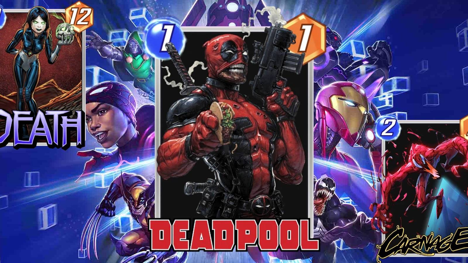 deadpool, death, and carnage in marvel snap