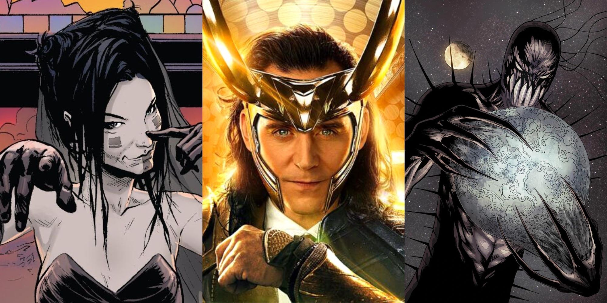 Lady Death in Marvel Comics, Loki in Loki, Amatsu-Mikaboshi in Marvel comics