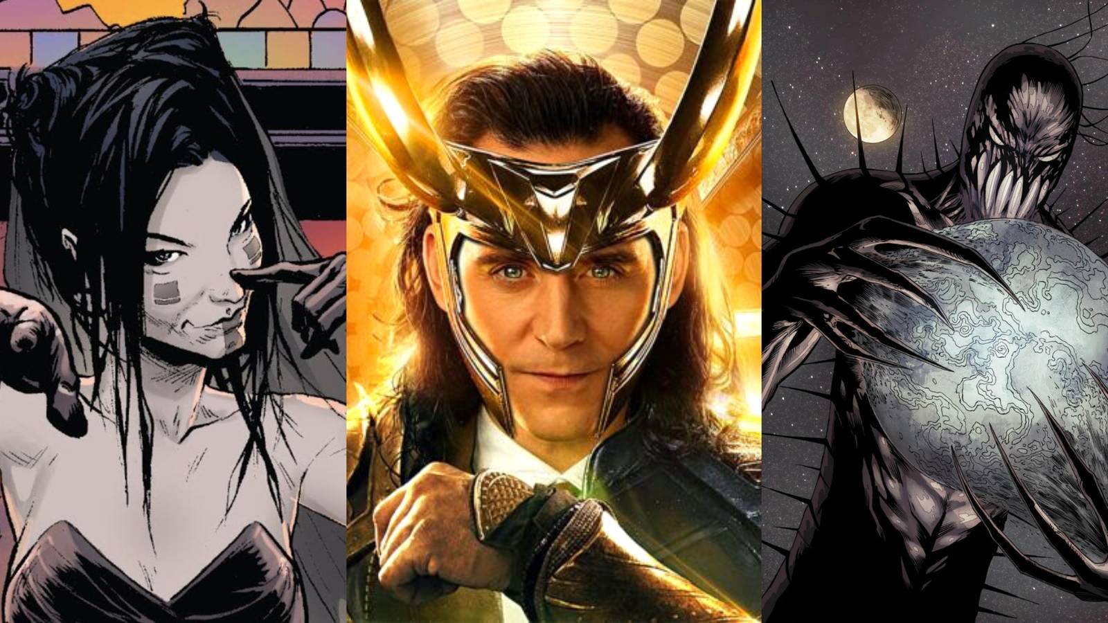 Lady Death in Marvel Comics, Loki in Loki, Amatsu-Mikaboshi in Marvel comics