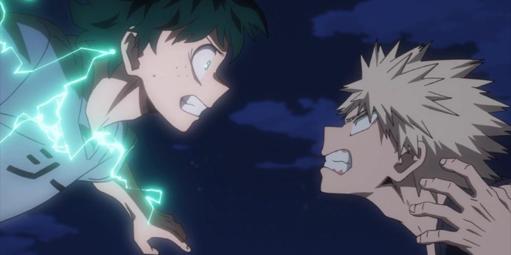 Deku vs Bakugo my hero academia