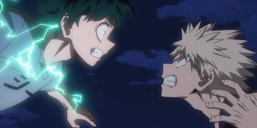Deku vs Bakugo my hero academia