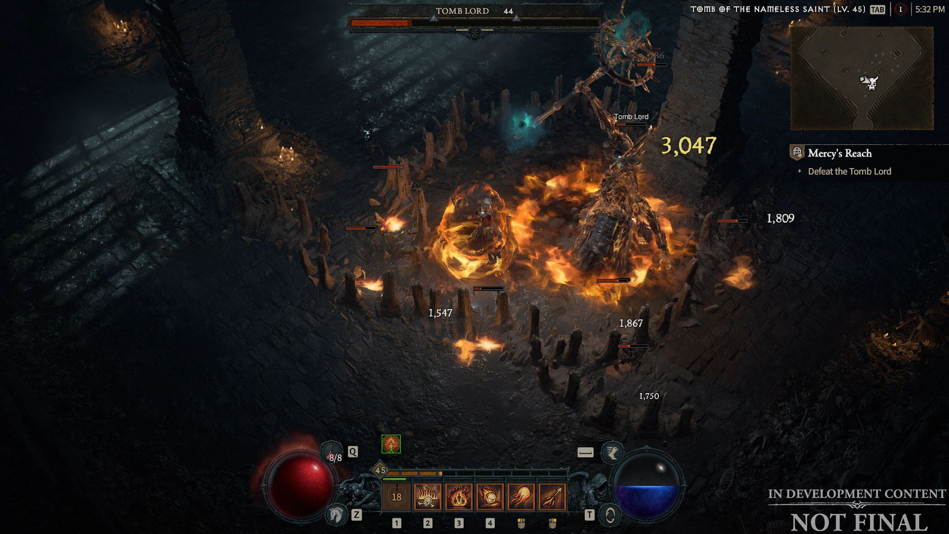 Diablo 4 Combat Fire Sorcerer
