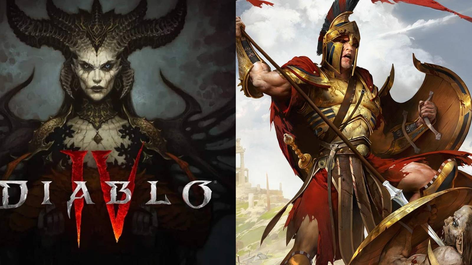 Diablo 4's Lilith and a Spartan from Titan Quest.jpg