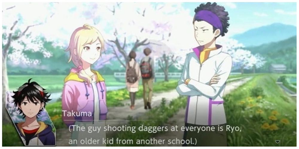 Saki and Ryo in Digimon Survive