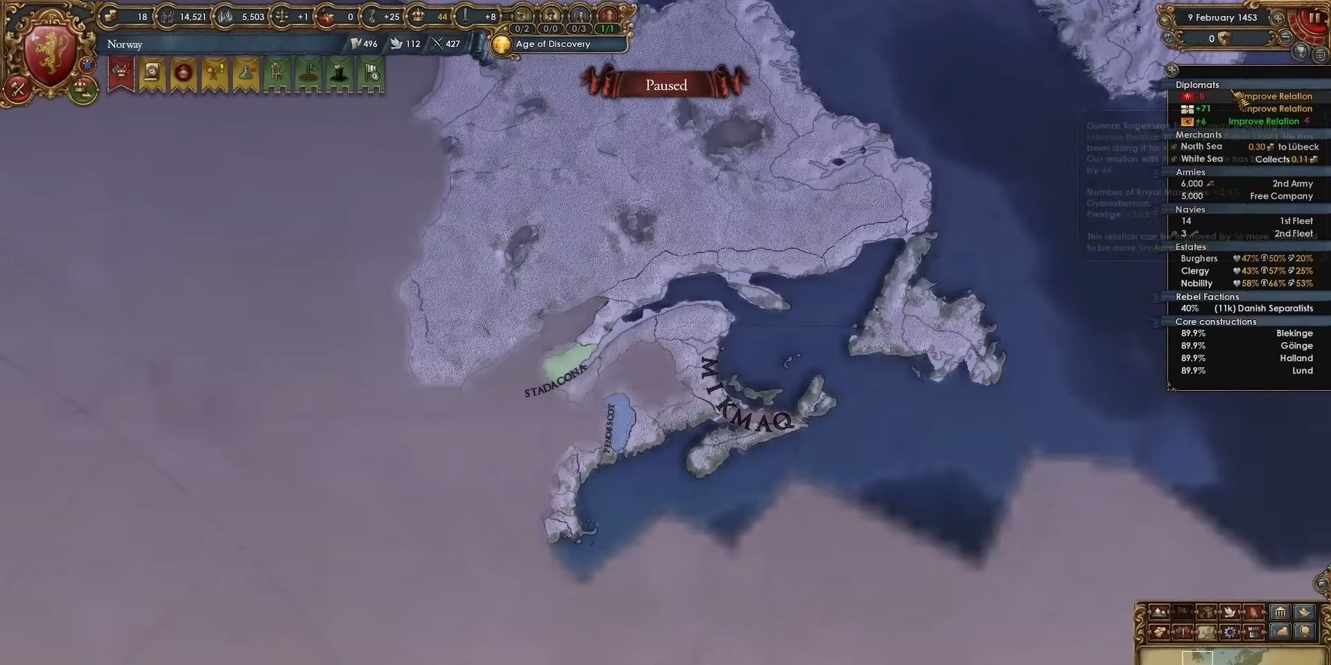 EU4 Lions Of The North Discovering North America