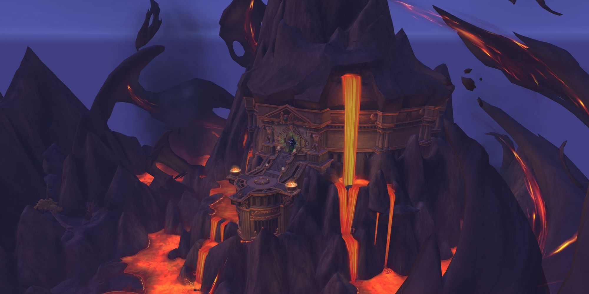 The exterior of the Vault of the Incarnates in World of Warcraft: Dragonflight