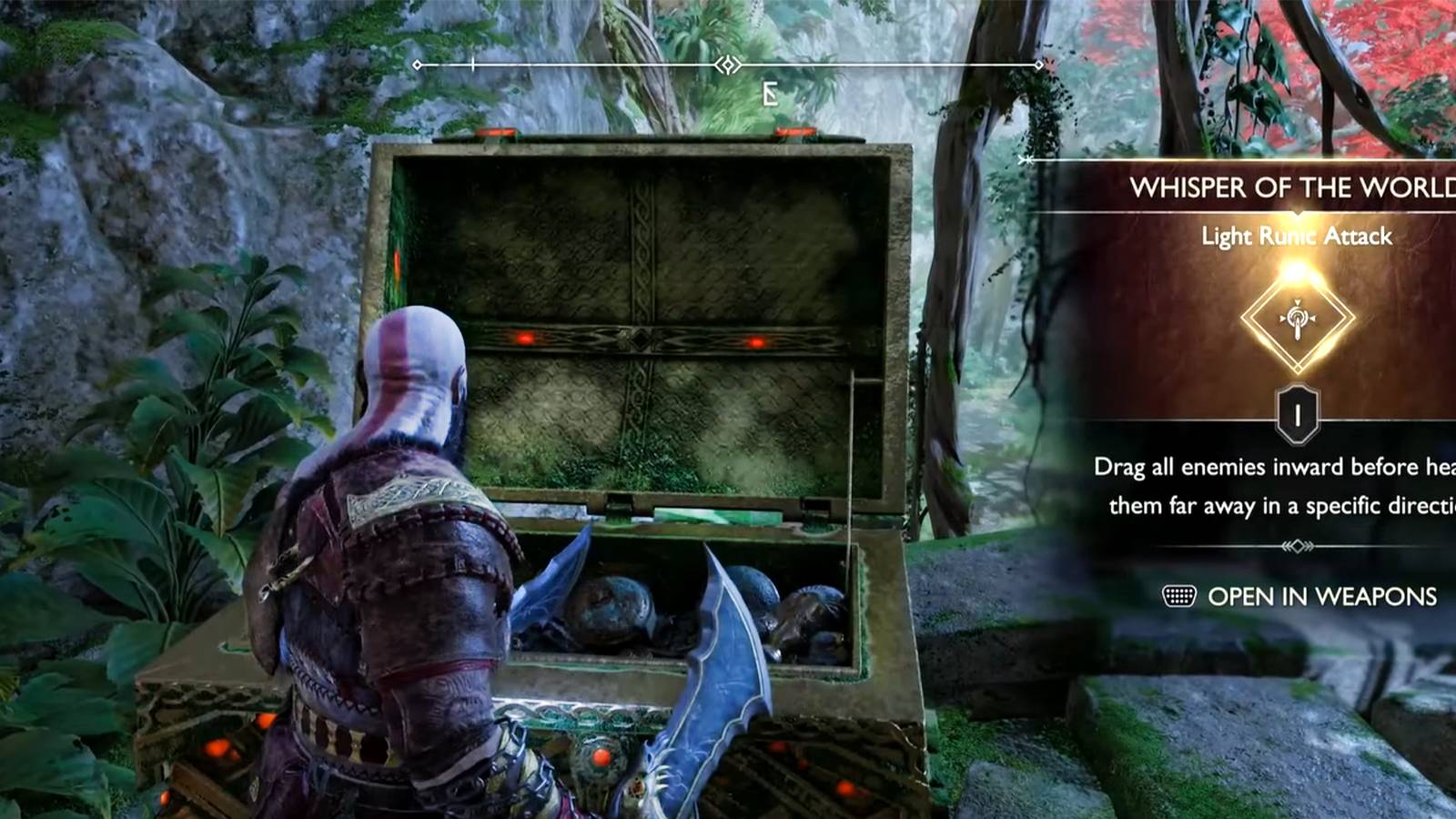 draupnir spear light runic attacks location in god of war ragnarok