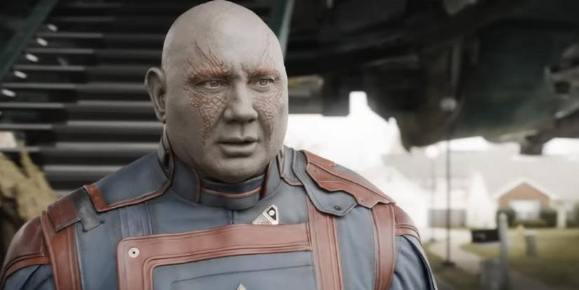 drax in guardians costume guardians of the galaxy 3