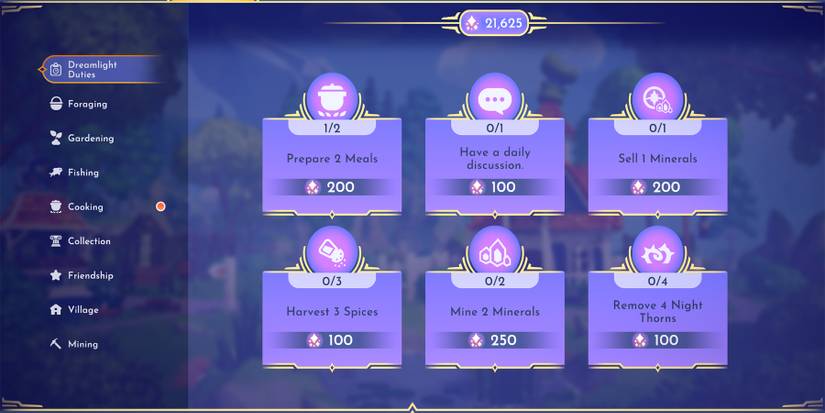 dreamlight duties in disney dreamlight valley