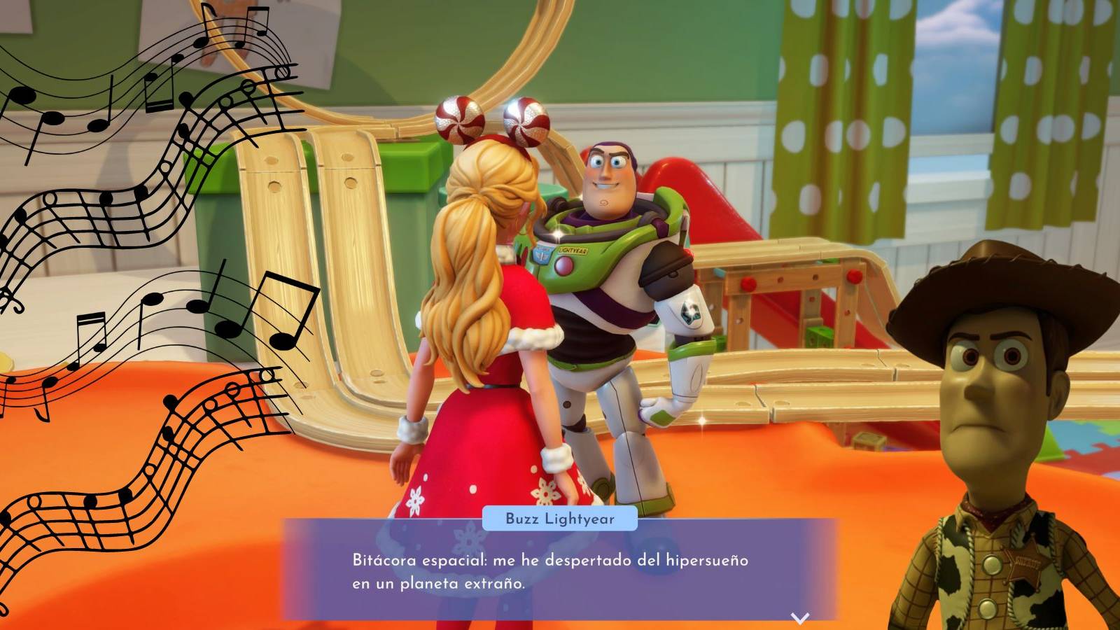 dreamlight valley toy story realm youve got a friend in me buzz angry woody music glitch
