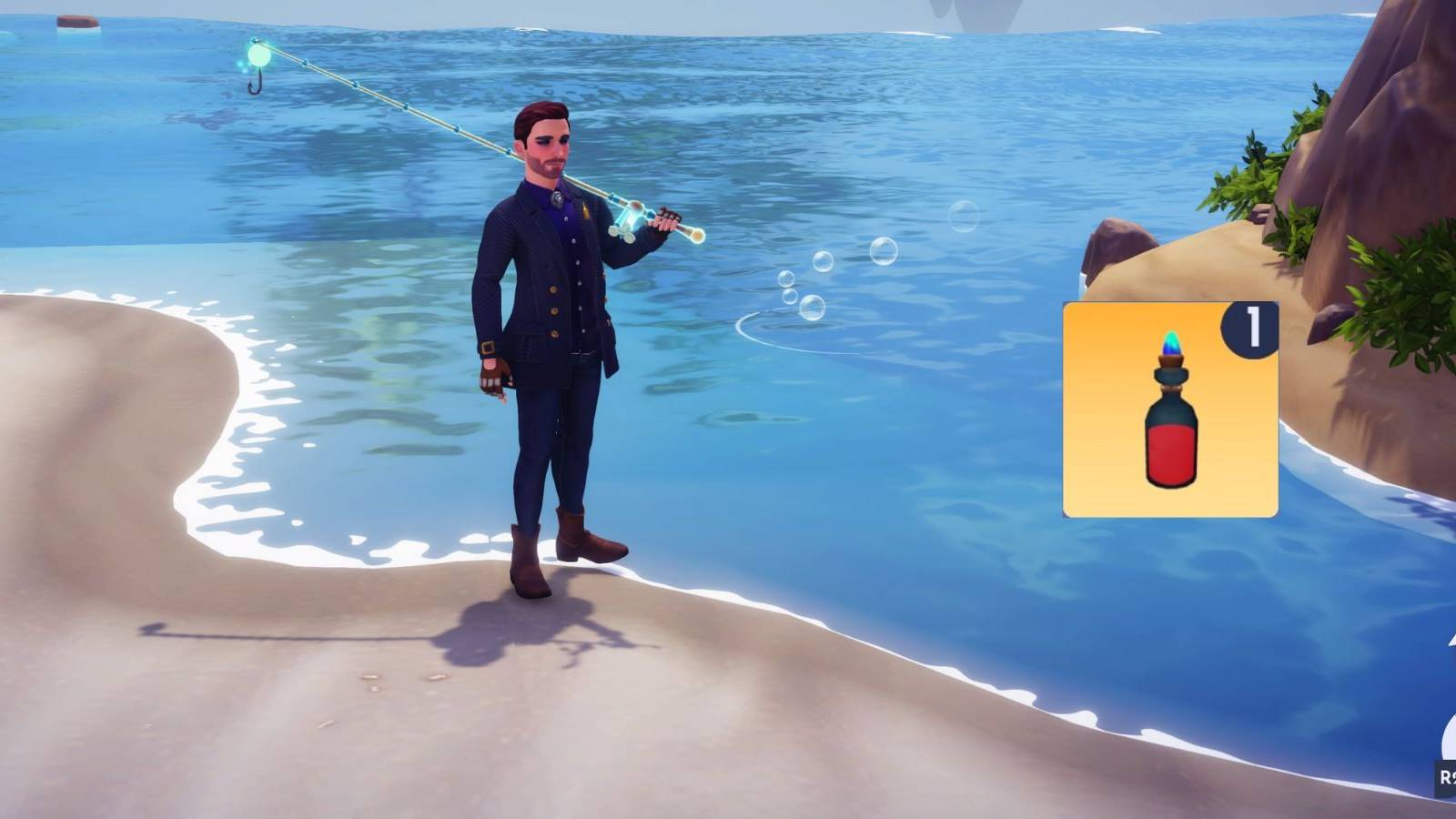 dreamlight valley miracle fishing bait showcase