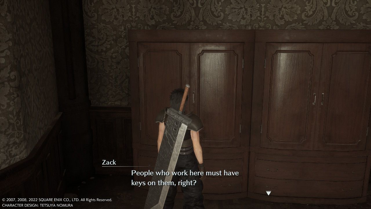 Crisis Core Final Fantasy 7 Reunion How to Search for Cloud's Clothes