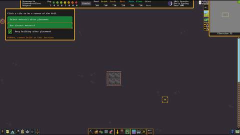 dwarf fortress walls block aquifer