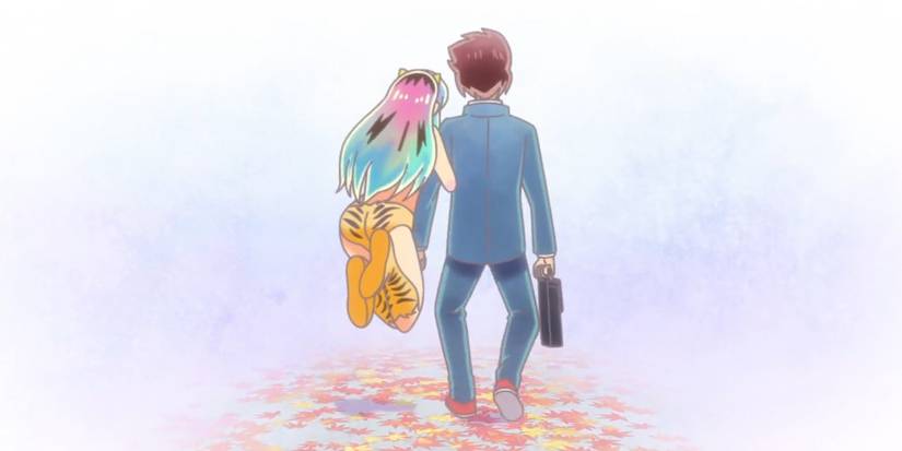 E10 Lum and Ataru walking