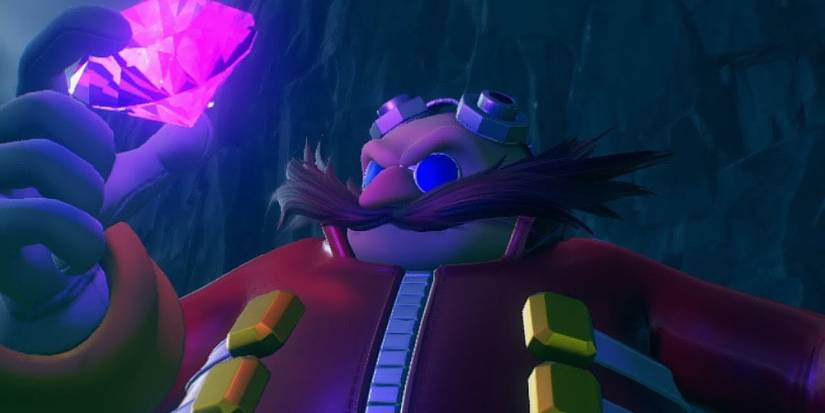 eggman with a chaos emerald