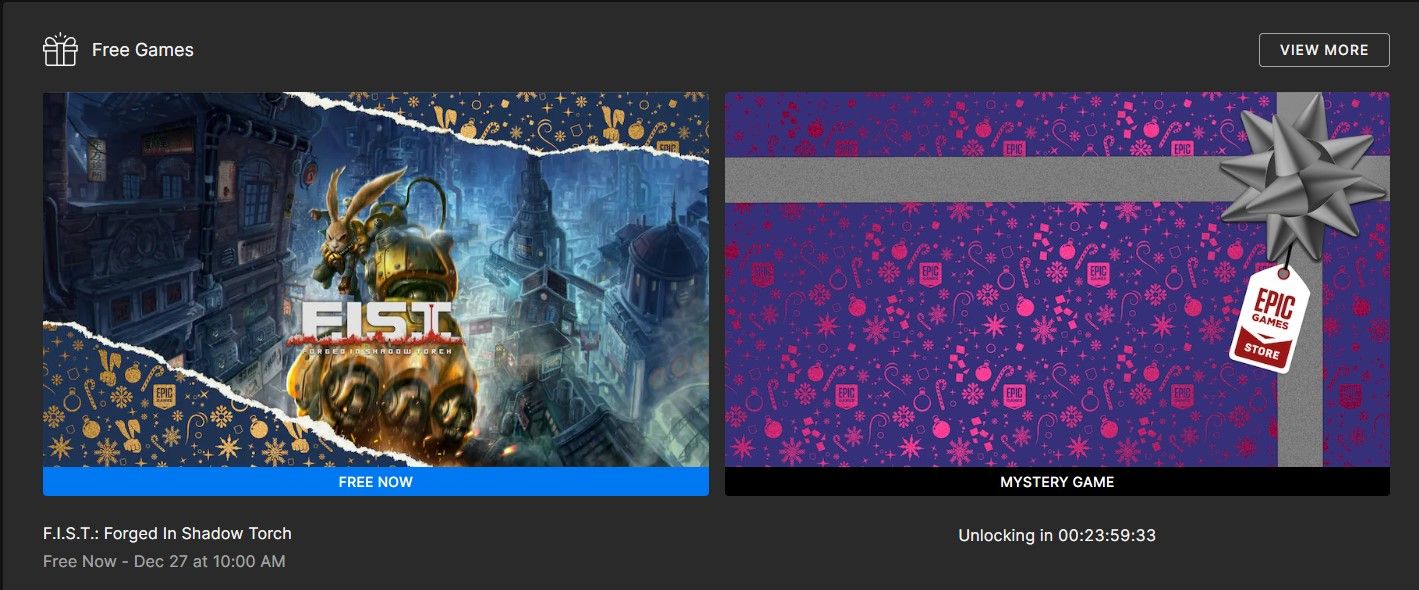Epic games gone back to doing mistery game for their free games